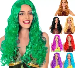 Parrucca lunga odulata in vari colori