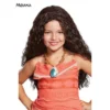 Parrucca per bambini Disney Deluxe di Moana