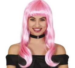 Parrucca per capelli con frangia in vari colori in scatola