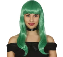 Parrucca per capelli con frangia in vari colori in scatola