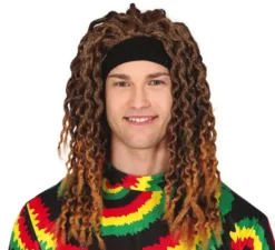 Parrucca Rasta con Nastro in Scatola