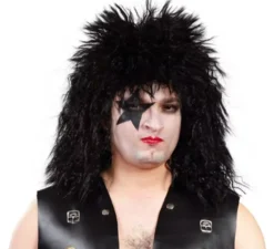 Parrucca rocker nero