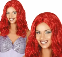 Parrucca rossa intensa
