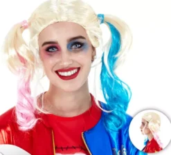 Parrucca Tricolore Clown Troubled