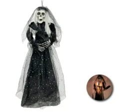 Pendente Black Dead Bride con luce 85 cm