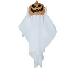 Pendente Fantasma Zucca con Luce, Suono e Movimento 90 cm