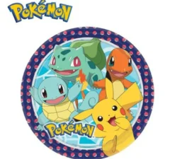 piatti di carta Pokémon da 23 cm