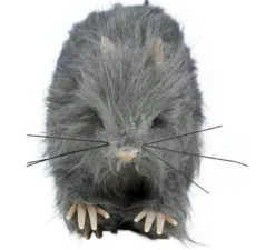Piccolo ratto peloso grigio 15 cm