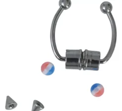 Piercing al naso finto