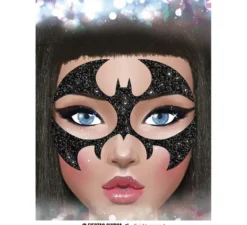 Pipistrello Facciale Glitter 20x20 cm