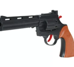 Pistola giocattolo da cowboy in plastica da 25 cm