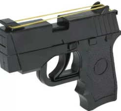 Pistola giocattolo in plastica da 17 cm con elastico