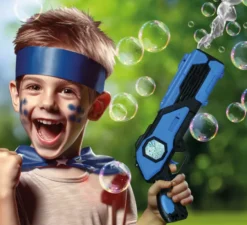 Pistola per bolle a batteria con serbatoio da 33 cm