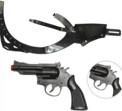 Pistola revolver e kit fondina da spalla