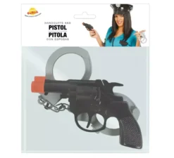 Pistola set revolver con manette
