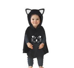 Poncho a forma di gatto per neonati
