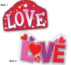 Poster in decorazione amore di 51x33 cm in 2 modelli