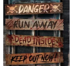 4 Poster per finestre da parete 70x13 cm