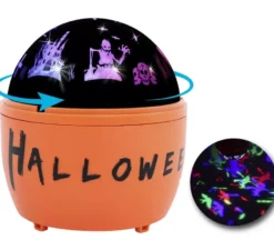 Proiettore LED rotante di Halloween 11,5x11,5x13 cm