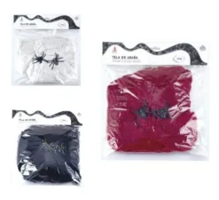 Ragnatela con ragni da 300 g in vari colori
