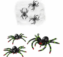 Ragnatela da 50 g con 3 ragni