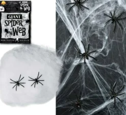 Ragnatela di 10 gr. Con ragno per Halloween