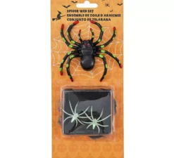 Ragnatela nera con ragni