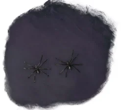 Ragnatela nera di 60 gr. Per la decorazione di Halloween