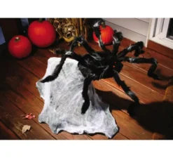 Ragno peloso gigante con luce, suono e movimento 91 cm