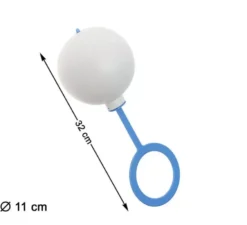 Rattle 32 x 15 cm Blu