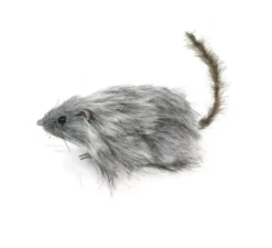 Ratto Peloso Grigio 7x17 cm