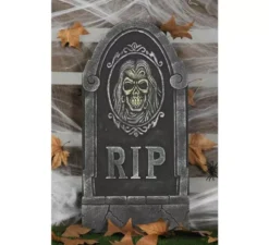 Rip tombstone con teschio 33x65 cm