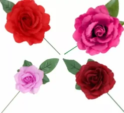 Rosa Sevillana o Chulapa con stelo da 13 cm in vari colori