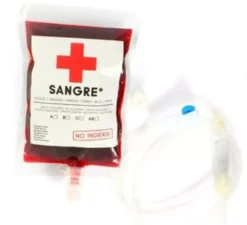 Sacca per trasfusione di sangue finto da 250 ml