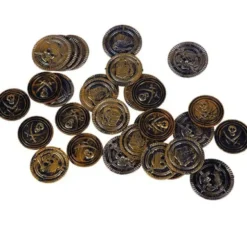 Sacchetto di 30 monete pirata