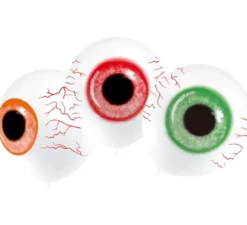 Sacchetto di 8 palloncini occhi di zombie 95 cm
