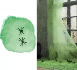 Sacchetto di tela verde 60g da decorare