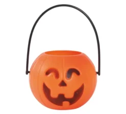 Sacchetto di 6 zucche di 7 cm per Halloween