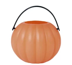 Sacchetto di 6 zucche di 7 cm per Halloween