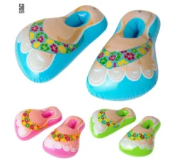 Sandali hawaiani gonfiabili da 22 pollici in colori assortiti