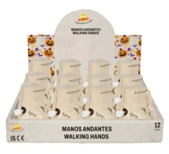 Scatola da 12 mani che camminano con corda da 8 cm