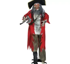 Scheletro Pirata con Luce, Suono e Movimento 190 cm