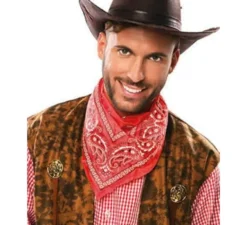 Sciarpa da cowboy rosso