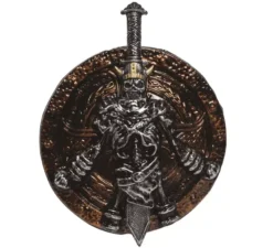 Scudo con spada 45 e 57 cm