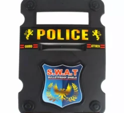 Scudo della polizia, 32x23 cm, in plastica, per bambini