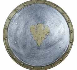 Scudo medievale con stemma dell'aquila 37 cm