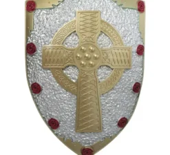 Scudo Medievale Croce e Rose
