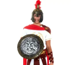 Scudo Medievale Leone d'Argento 45 cm