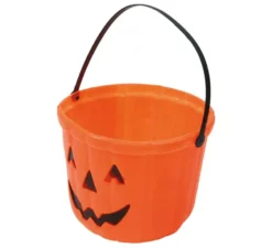 Secchio zucca in plastica da 15 cm per Halloween