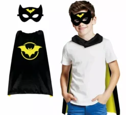 Set per bambini Super Bat: maschera e mantello da 70 cm